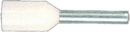 Produktbild: Herth + Buss Kabelendhülse 0,75 mm², weiß, teilisoliert, 50 252 171