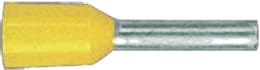 Produktbild: Herth + Buss Kabelendhülse 1,0 mm², gelb, teilisoliert, 50 252 172