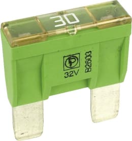 Produktbild: Herth + Buss Flachstecksicherung Maxi, 32 V, 30 A, rohrgrün, 50 295 543