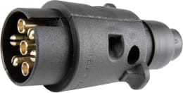 Produktbild: Herth + Buss Stecker 6 – 12 V, 7-polig, Schraubanschluss, Kunststoff