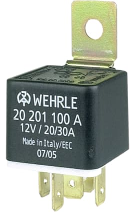 Produktbild: Herth + Buss Relais 12 V 20 A, 30 A, 5-polig, Wechsler, mit Haltelasche