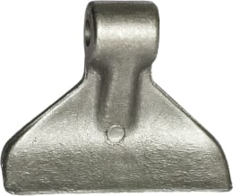 Technische Zeichnung: Industriehof® Hammerschlegel 137 x 40 mm, Ø 16 mm, für Mulcher Agritec, Berti, Müthing