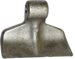 Technische Zeichnung: Industriehof® Hammerschlegel 137 x 40 mm, Ø 16,5 mm, für Mulcher Agricom, Agritec, Berti, Breviglieri