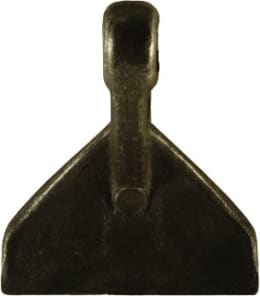 Technische Zeichnung: Industriehof® Hammerschlegel 108 x 22 mm, Ø 20,5 mm, für Mulcher Perfect