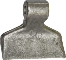 Technische Zeichnung: Industriehof® Hammerschlegel 120 x 40 mm, Ø 16,5 mm, für Mulcher Agricom, Becchio & Mandrile, Cabe
