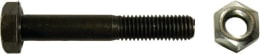 Technische Zeichnung: Industriehof® Sechskantschraube M 10 x 1,5 x 65 - 10.9 mit Sicherungsmutter für Fischer, Hansa, Votex