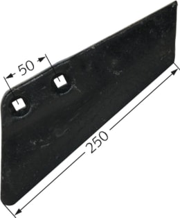 Produktbild: Scharflügel links/rechts 250 x 9,5 mm, für Grubber Köckerling, Rau, Vogel & Noot