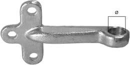 Produktbild: Schrauböse, Gr. 0, Länge 95 mm, Ø 12 mm, verzinkt