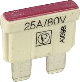 Produktbild: Herth + Buss Flachstecksicherung FKS-80, LF, Standard, 80 V, 25 A, natur, für Elektrofahrzeuge