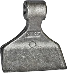 Technische Zeichnung: Industriehof® Hammerschlegel 115 x 36 mm, Ø 16 mm, für Mulcher Nobili