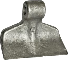 Technische Zeichnung: Industriehof® Hammerschlegel 137 x 40 mm, Ø 18,5 mm, für Mulcher M.E.A.A.T. Omarv