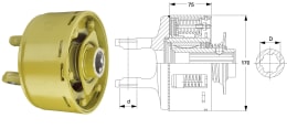 Produktbild: Walterscheid Reib-Freilaufkupplung FK96L, W