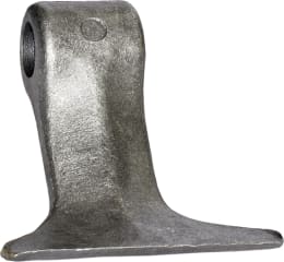 Technische Zeichnung: Industriehof® Hammerschlegel 100 x 40 mm, Ø 20,5 mm, für Mulcher Agrimaster