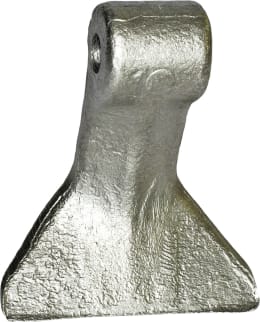 Technische Zeichnung: Industriehof® Hammerschlegel 100 x 40 mm, Ø 14,5 mm, für Mulcher Agrimaster