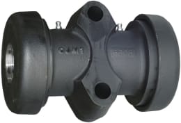 Produktbild: Industriehof® Lagerung L x Ø 185 x 115 mm mit Rillenkugellager, für Vierkantwelle 30 x 30 mm, universal