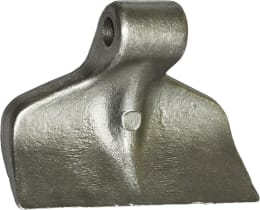 Technische Zeichnung: Industriehof® Hammerschlegel 137 x 40 mm, Ø 16,5 mm, für Mulcher Berti, M.E.A.A.T.