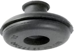 Produktbild: Herth + Buss Dicht- und Schutzstopfen doppelseitig, offen, schwarz, EPDM, D=9 mm, H=22 mm