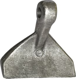 Technische Zeichnung: Industriehof® Hammerschlegel 108 x 22 mm, Ø 16,5 mm, für Mulcher Ferri, Kuhn, Omarv, Perfect, Vigolo