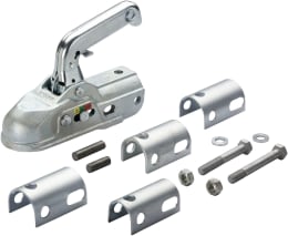 Produktbild: TRAILER POOL Kugelkupplung WW 30 Rohr 50 mm rund, 3.000 kg/150 kg, für Winterhoff