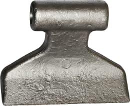 Technische Zeichnung: Industriehof® Hammerschlegel 165 x 95 mm, Ø 22,5 mm, für Mulcher Tortella
