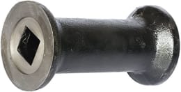 Technische Zeichnung: Industriehof® Zwischenstück, Länge 185 mm, Ø außen 98 mm, für universal 28 x 28/30 x 30