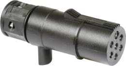 Produktbild: Herth + Buss Stecker N-Typ, 7-polig, 24 V, Schraubanschluss, Nylon, GFK (glasfaserverstärkter Kunststoff)