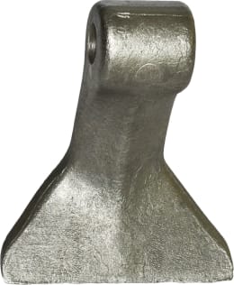 Technische Zeichnung: Industriehof® Hammerschlegel 100 x 40 mm, Ø 16,5 mm, für Mulcher Agrimaster
