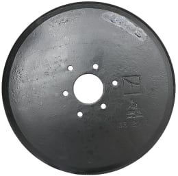 Technische Zeichnung: Industriehof® Eggenscheibe Lochkreis 60/70 mm, ZB 38 mm, gewölbt, glatt, universal