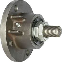 Produktbild: Industriehof® Scheibenlager mit Gewinde, Ø außen 106 mm, M 20 x 1,5, Länge Gewinde 39 mm, Höhe 45 mm