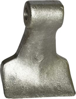 Technische Zeichnung: Industriehof® Hammerschlegel 85 x 40 mm, Ø 14,5 mm, für Mulcher Agrimaster, Agromec, Orsi, Zanon