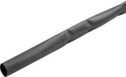 Produktbild: Herth + Buss Schrumpfschlauch 6, 2 x 0,7 mm, 5 m, Schrumpfrate 3:1, ohne Innenkleber, schwarz, 51 273 339