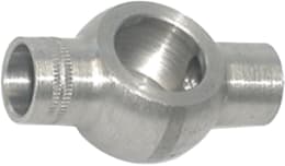 Produktbild: Doppel-Ringlötstück Stahl, blank, geölt, DIN 7642