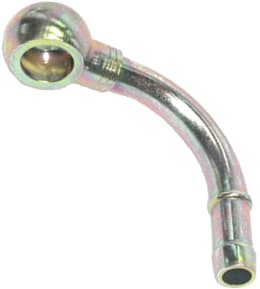 Technische Zeichnung: Rohrbogen RB-hoch mit Ringstück hoch, 90 °