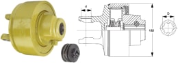 Produktbild: Walterscheid Nockenschaltkupplung K64/24R Verschluss Klemmkonus CC