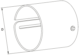 Technische Zeichnung: Walterscheid Abdeckung Schmierborhung, SD25/1 - PG20, Ø 90 mm, W, WW80°