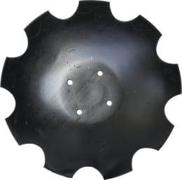Produktbild: Industriehof® Eggenscheibe 460 x 4 mm, LK 110 mm, gewölbt, gezahnt, flacher Ansatz, für Accord