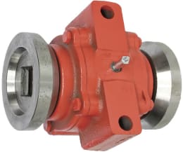 Produktbild: Industriehof® Lagerung L x Ø 230 x 138 mm mit Kegelrollenlager, für Vierkantwelle 40 x 40 mm, universal