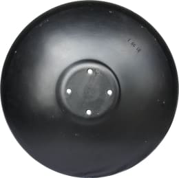 Technische Zeichnung: Industriehof® Eggenscheibe 450 x 5 mm, LK 100 mm, gewölbt, glatt, für universal