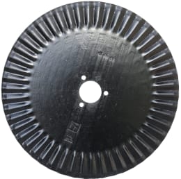 Produktbild: Industriehof® Sechscheibe 460 x 5 mm, LK 80 mm, ZB 55 mm, gewellt, glatt, für universal