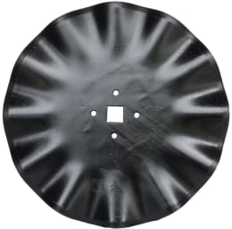 Produktbild: Industriehof® Sechscheibe 460 x 5 mm, LK 87 mm, ZB Vierkant, 31 x 31 mm, gerade, gewellt, glatt, für universal