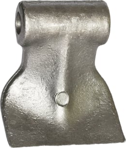 Technische Zeichnung: Industriehof® Hammerschlegel 100 x 75 mm, Ø 18 mm, für Mulcher Dragone