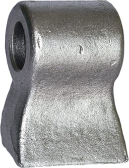 Technische Zeichnung: Industriehof® Hammerschlegel 70 x 58 mm, Ø 31 mm, für Mulcher Agrimaster, F.A.E. Seppi