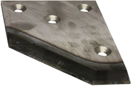 Technische Zeichnung: Industriehof® Siloschneidmesser rechts, 216 x 159 x 7 mm, für Bressel & Lade, 70-504