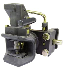 Technische Zeichnung: Walterscheid Zugmaul KU2000/853B automatisch mit Schienenweite 193 x 80 mm, Ø Bolzen 37 mm