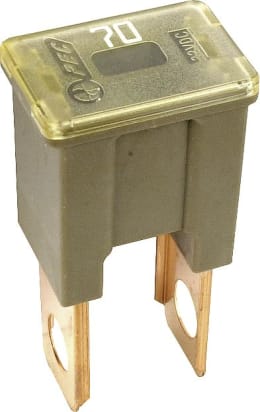 Produktbild: Herth + Buss Blocksicherung PAL-B, 32 V, 70 A, braun, 50 295 447