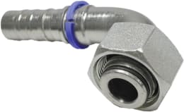 Technische Zeichnung: Dichtkegelnippel DKOS-CS 90 °, schwer, Innengewinde metrisch, zylindrisch, Aussenkung 24°