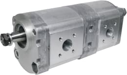 Produktbild: Hydraulikpumpe links doppelt Fördermenge 16 cm³/U, 11 cm³/U, für Case IH C, CS, Deut-Fahr D 07, D 07 C, DX