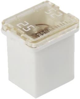Produktbild: Herth + Buss Blocksicherung Low Profile JCase, 58 V, 25 A, weiß, 50 295 331