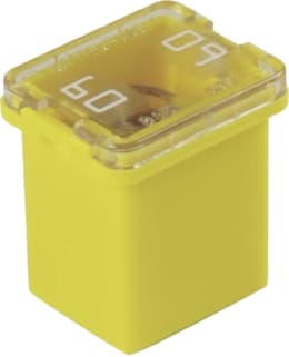 Produktbild: Herth + Buss Blocksicherung Low Profile JCase, 58 V, 60 A, gelb, 50 295 335