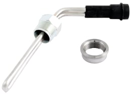Produktbild: Calix Heizelement mit Gewinde und Stecker sowie Montagering für Motorvorwärmung